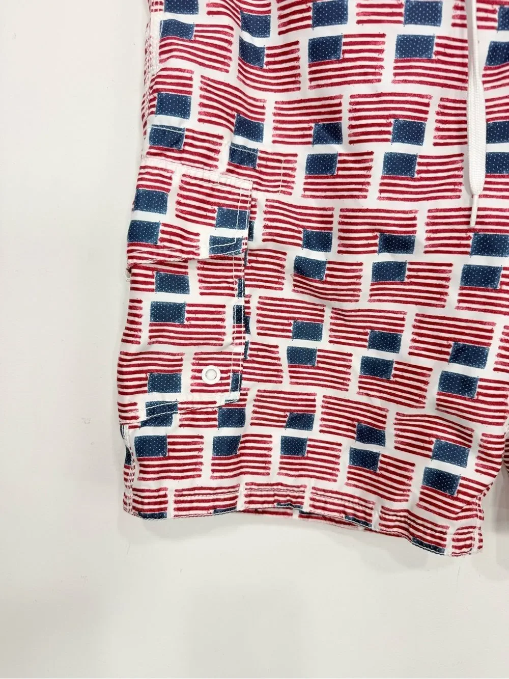 Old Navy Red White Blue Starry Mesh Lined Patriotic Americana Swim Board Shorts